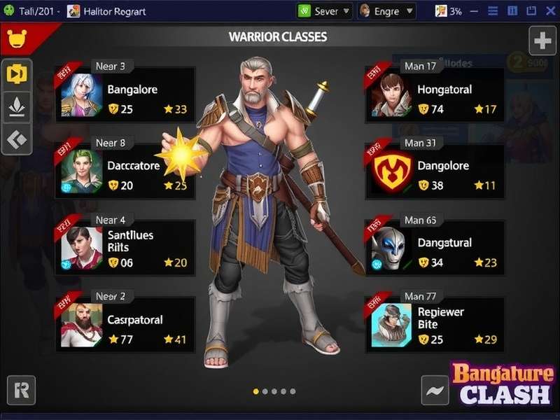 Bangalore Warrior Clash Character Classes